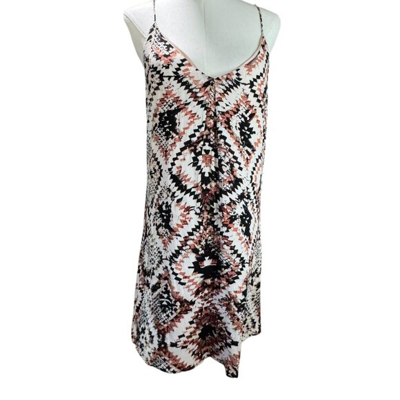 Lavender Brown Dresses & Skirts - Lavender Tribal Print mini Sundress racer back – Size M, Flawless Condition